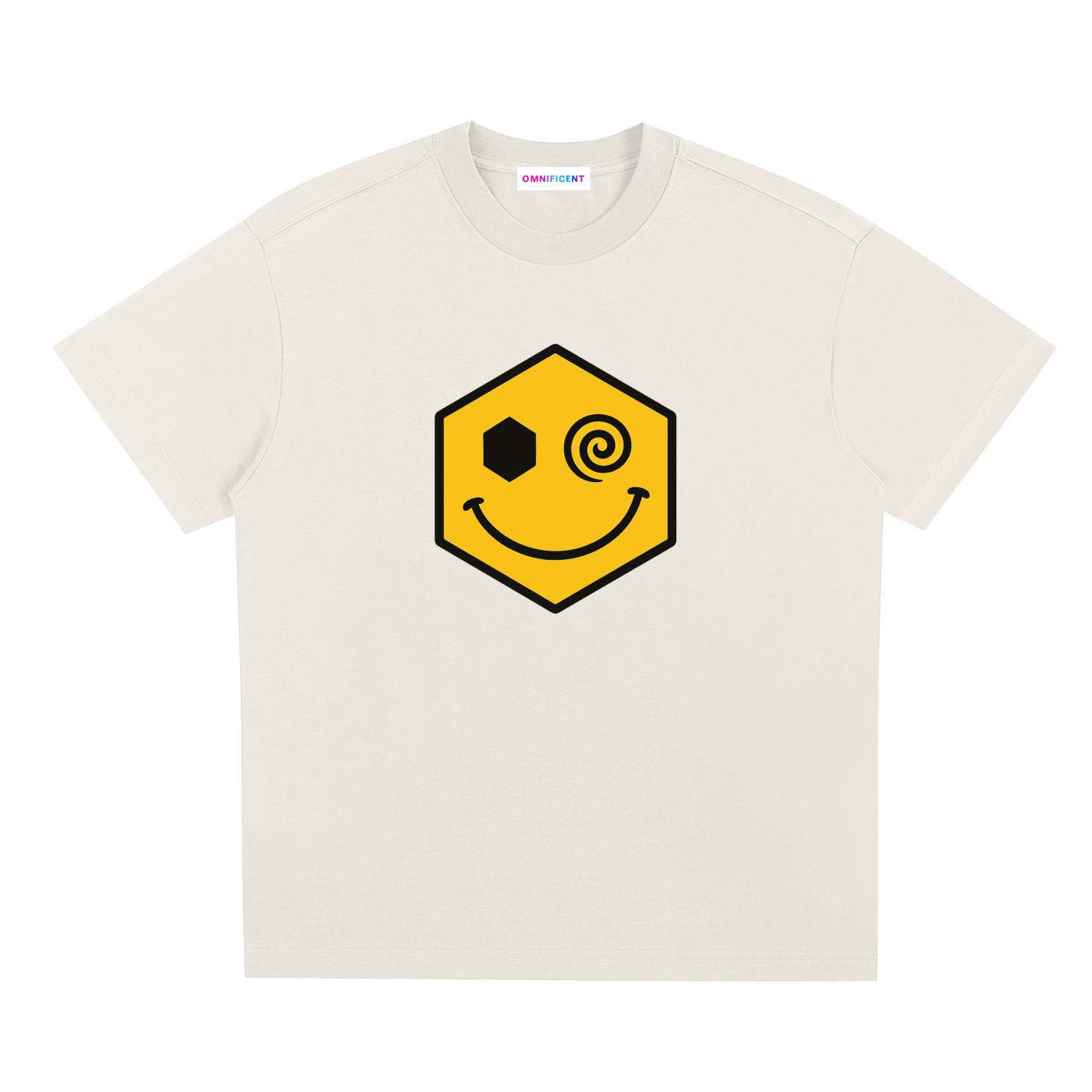 Chapter III — Escape: Number 13 Two-Sided Graphic Tee in Gray, front view