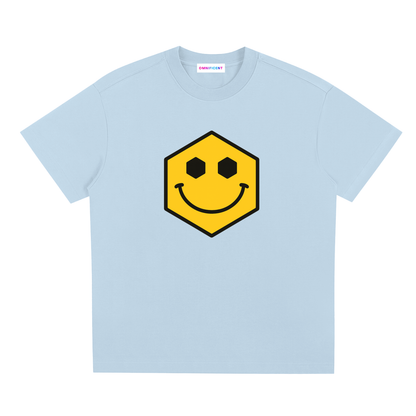 Chapter I — The Anomaly: Number 13 Two-Sided Graphic Tee in Blue, front view