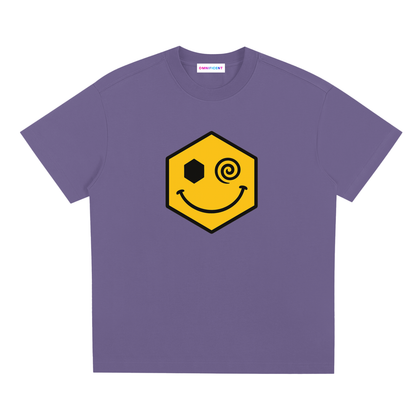 Chapter III — Escape: Number 13 Two-Sided Graphic Tee in Dark Gray, front view