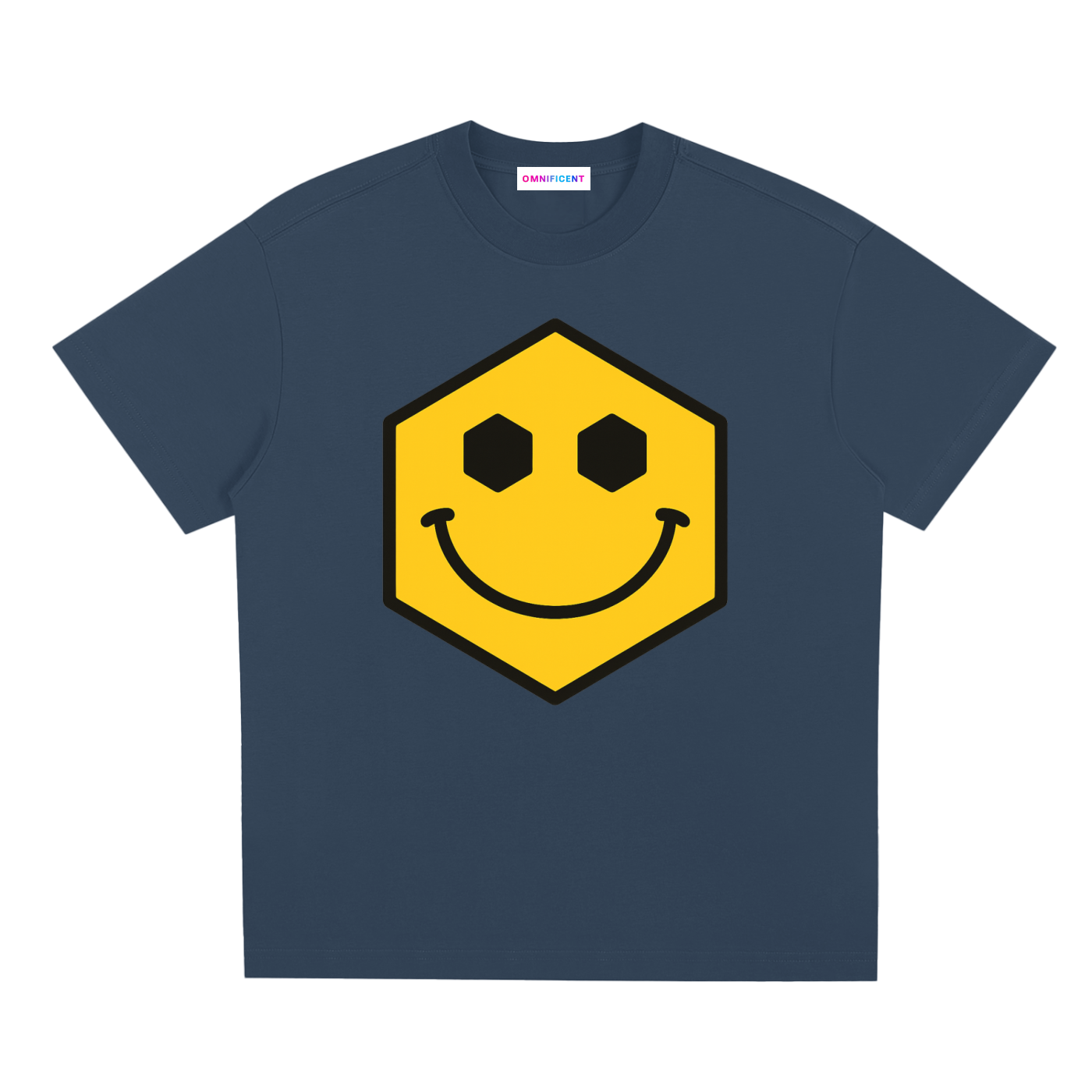 Chapter I — The Anomaly Graphic Tee in Midnight Blue, front view