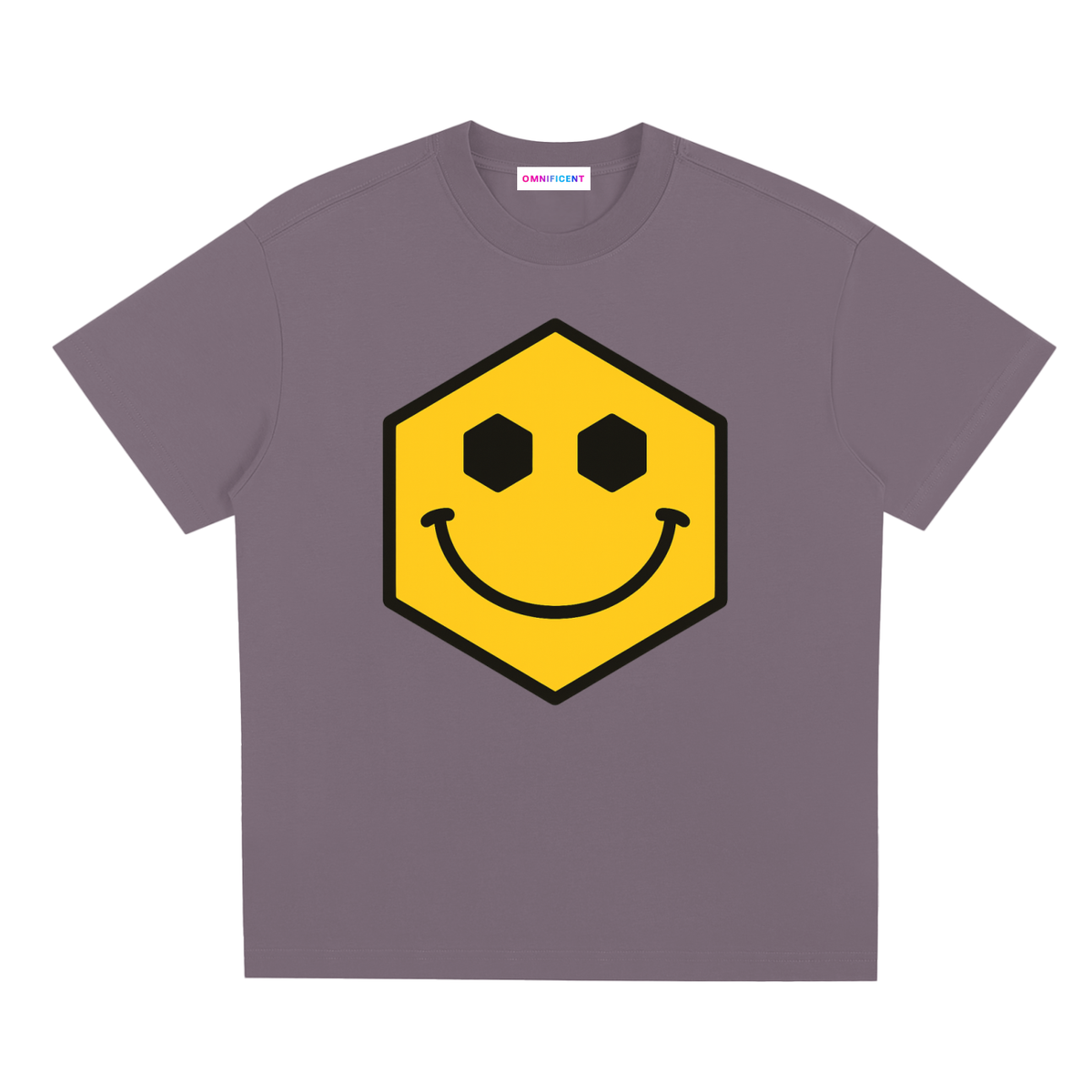 Chapter I — The Anomaly Graphic Tee in Plum Purple, front view