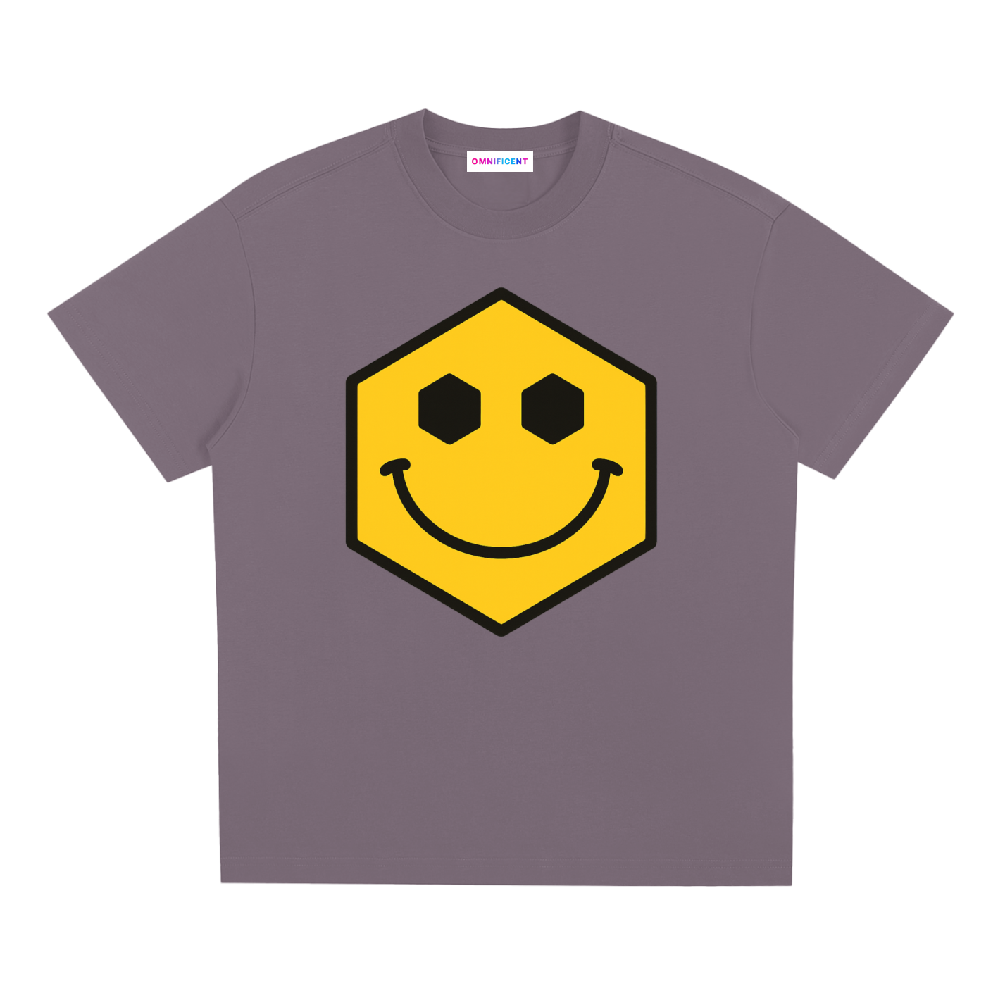 Chapter I — The Anomaly Graphic Tee in Plum Purple, front view