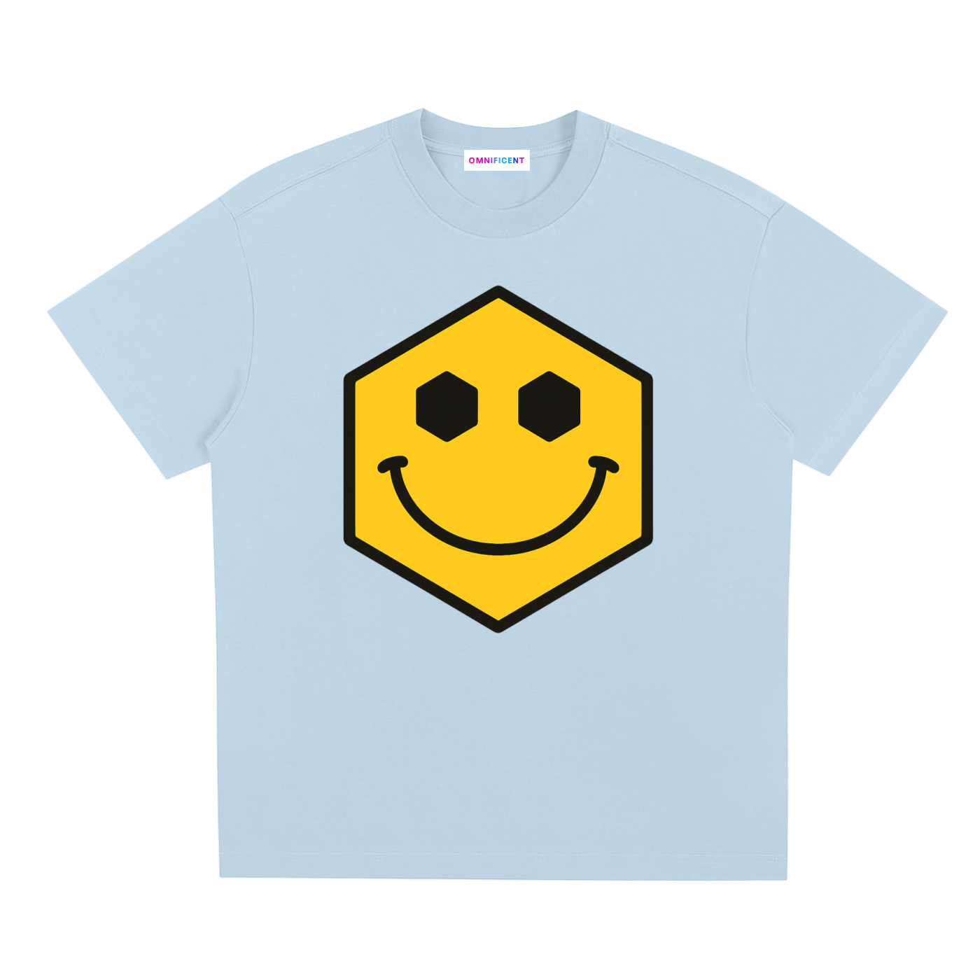 Chapter I — The Anomaly Graphic Tee in Sky Blue, front view