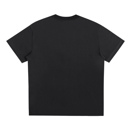 Chapter II — Overload: Core Graphic Tee in Black, back view