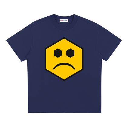 Chapter II — Overload: Core Graphic Tee in Blue, front view