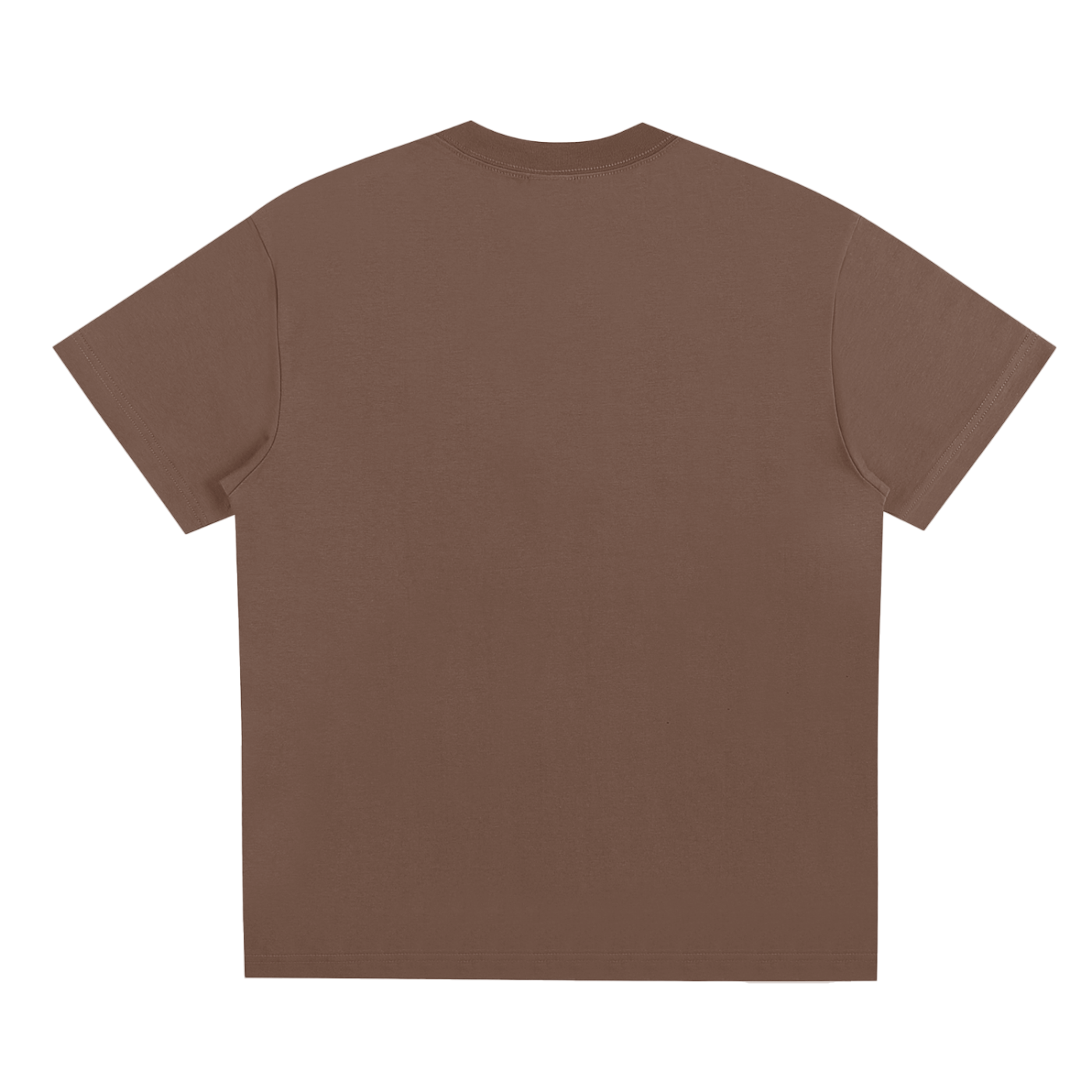 Chapter II — Overload: Core Graphic Tee in Brown, back view