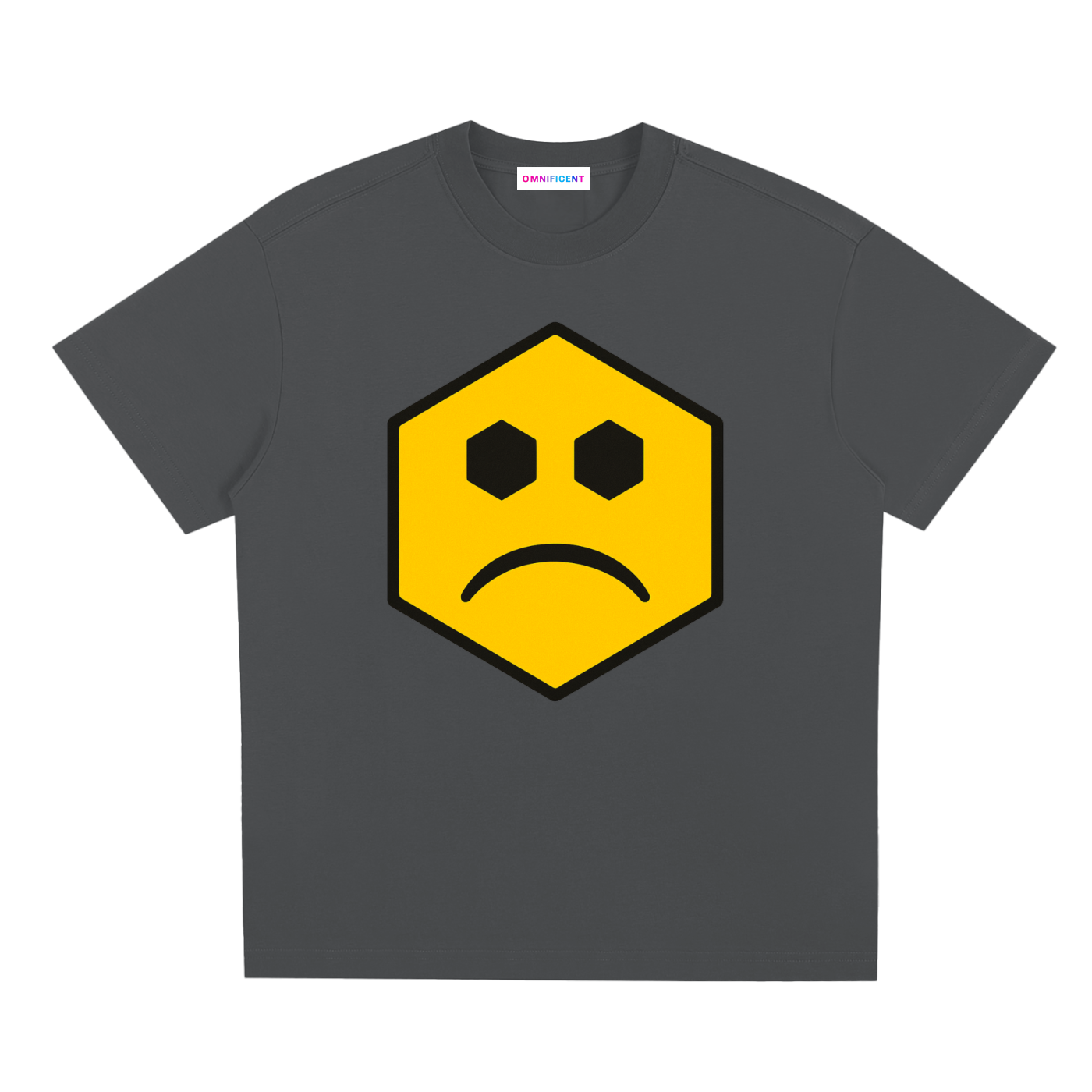 Chapter II — Overload: Core Graphic Tee in Dark Gray, front view