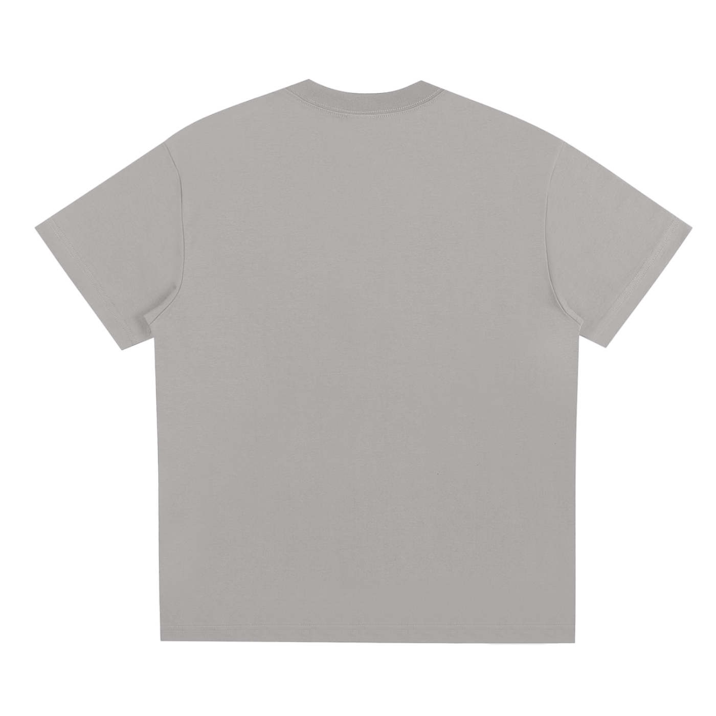 Chapter II — Overload: Core Graphic Tee in Gray, back view
