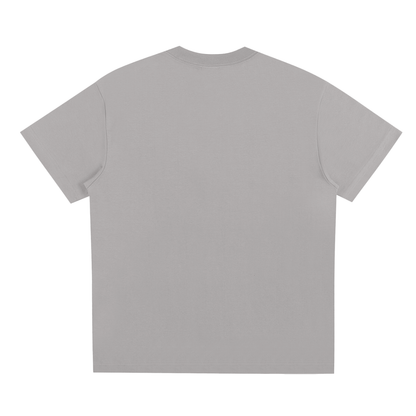 Chapter II — Overload: Core Graphic Tee in Gray, back view