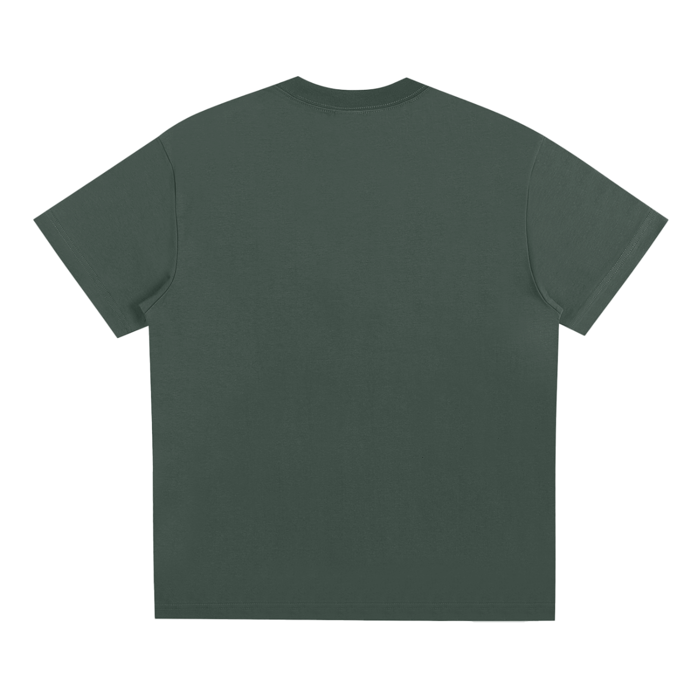 Chapter II — Overload: Core Graphic Tee in Green, back view