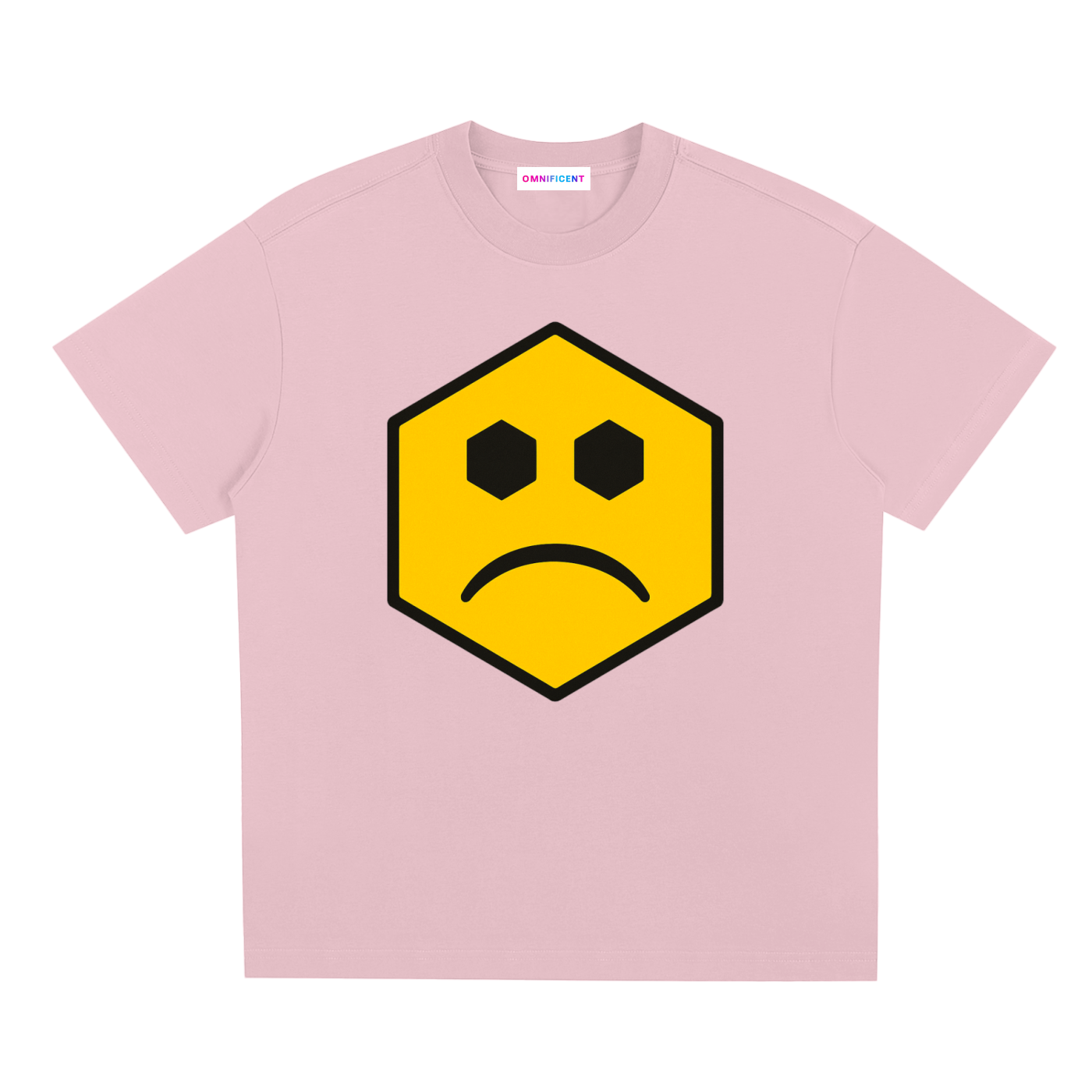 Chapter II — Overload: Core Graphic Tee in Pink, front view