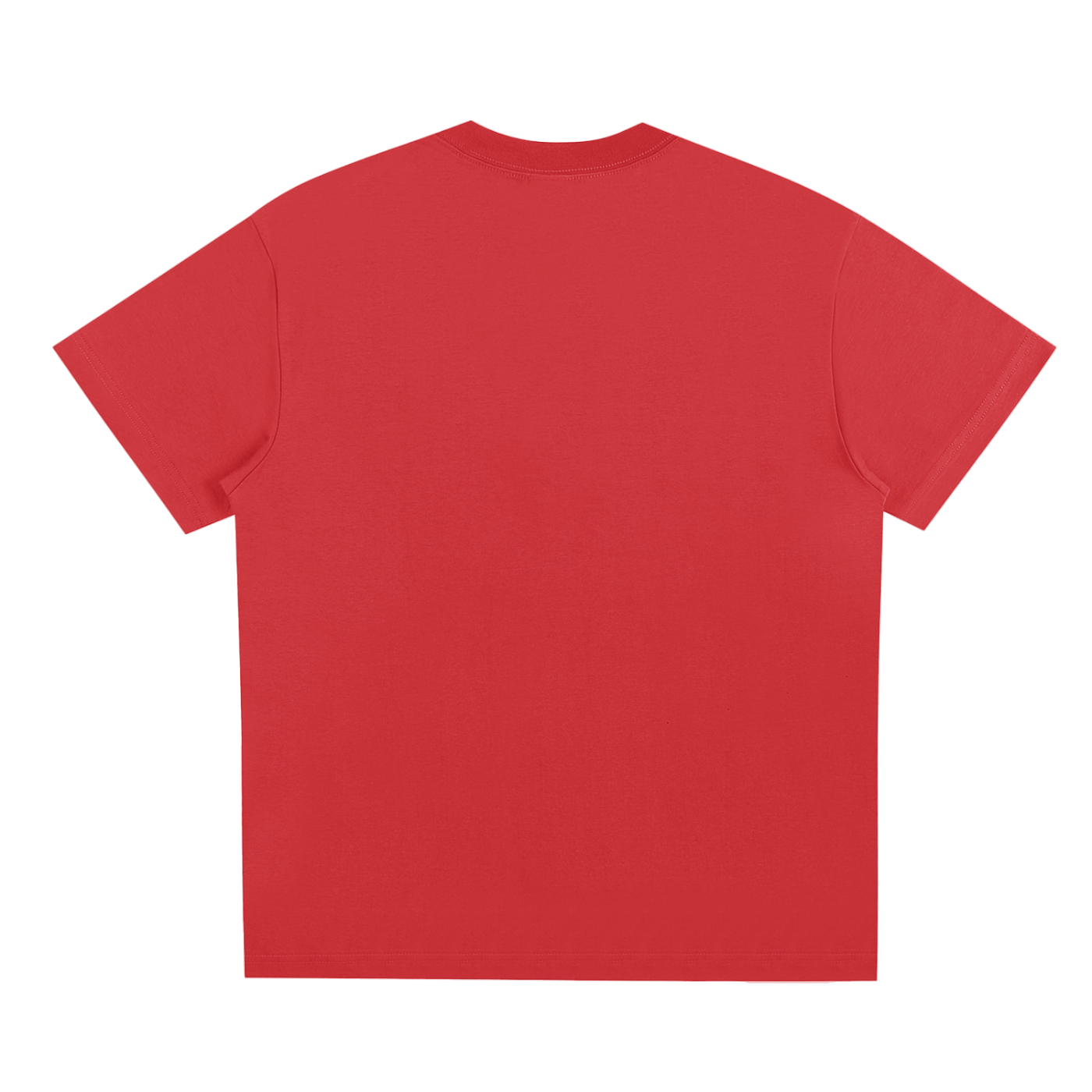 Chapter II — Overload: Core Graphic Tee in Red, back view