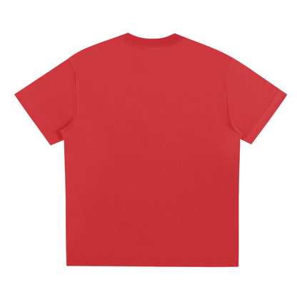 Chapter II — Overload: Core Graphic Tee in Red, back view