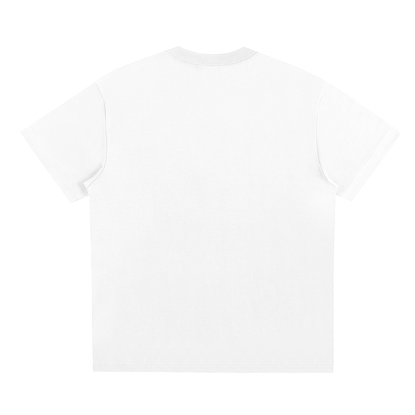 Chapter II — Overload: Core Graphic Tee in White, back view