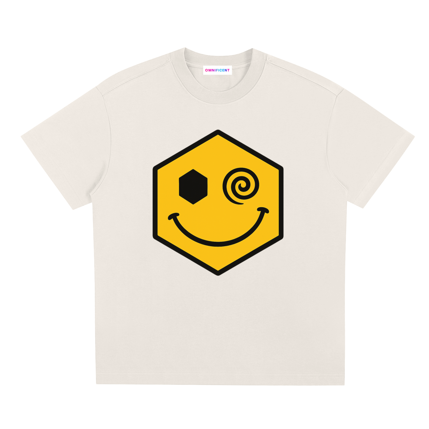 Chapter III — Escape Graphic Tee in Apricot, front view