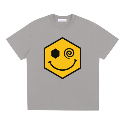 Chapter III — Escape Graphic Tee in Gray, front view