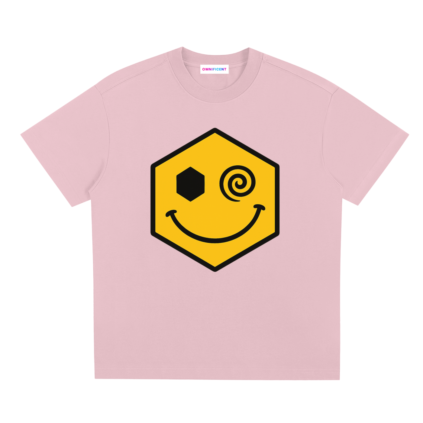 Chapter III — Escape Graphic Tee in Pink, front view