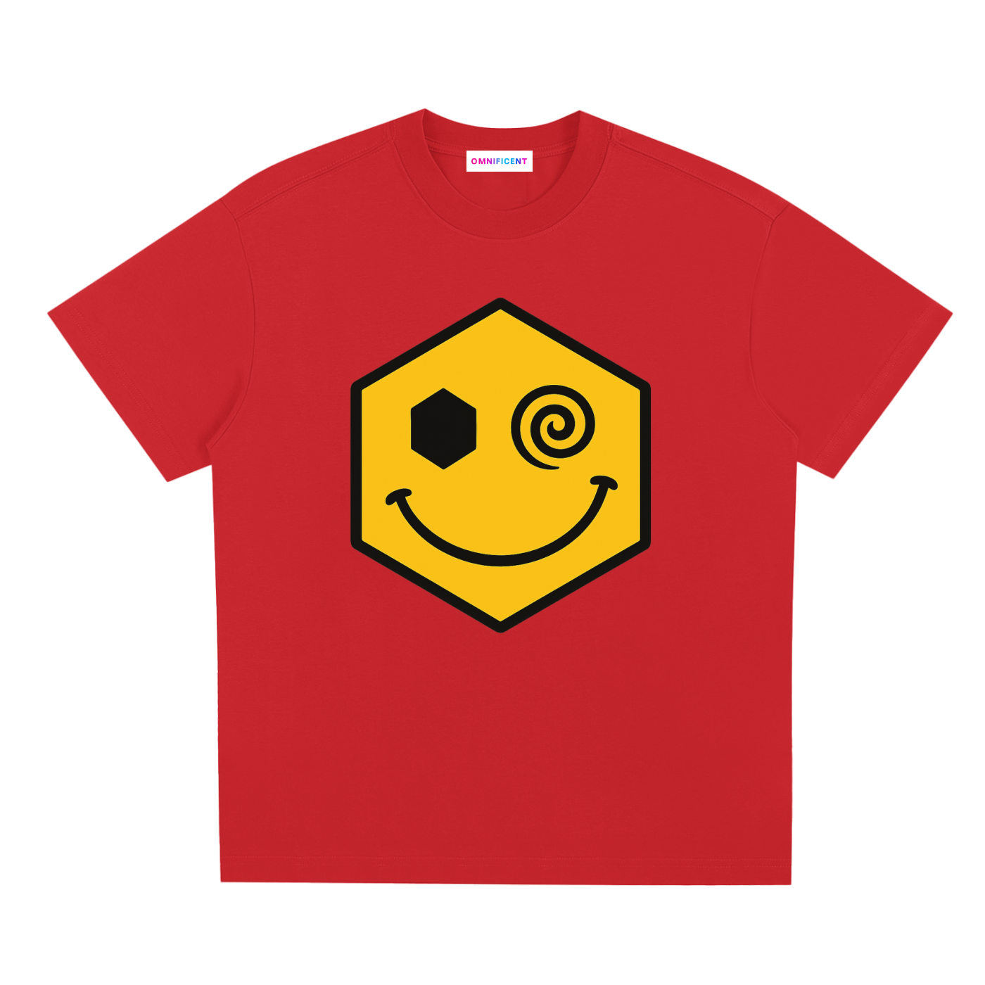 Chapter III — Escape Graphic Tee in Red, front view